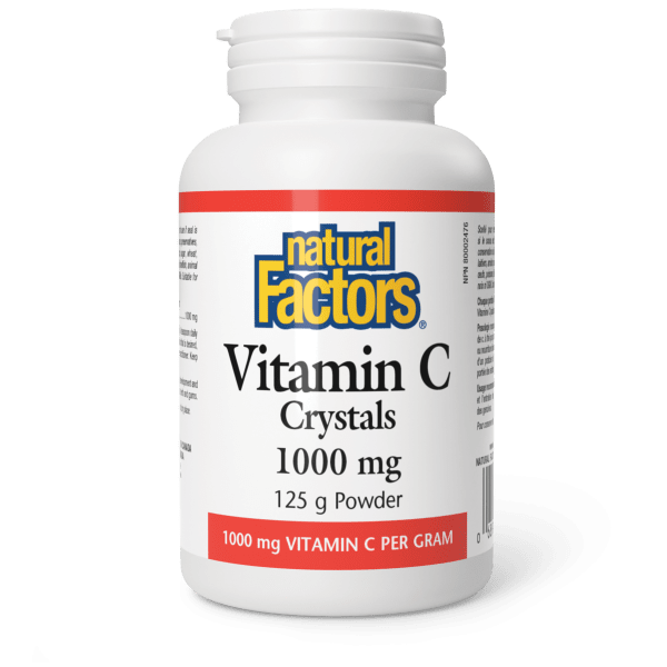 Natural Factors Vitamin C Crystals 1000 mg 125 g Powder