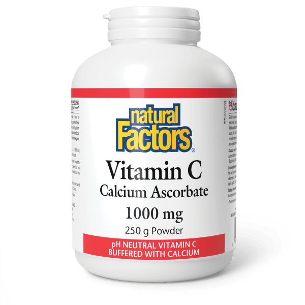 Natural Factors Vitamin C Calcium Ascorbate 1000 mg 250 g Powder