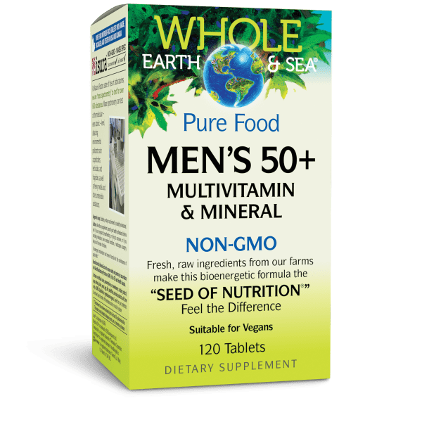 Whole Earth & Sea® Men's 50+ Multivitamin & Mineral 120 Tablets