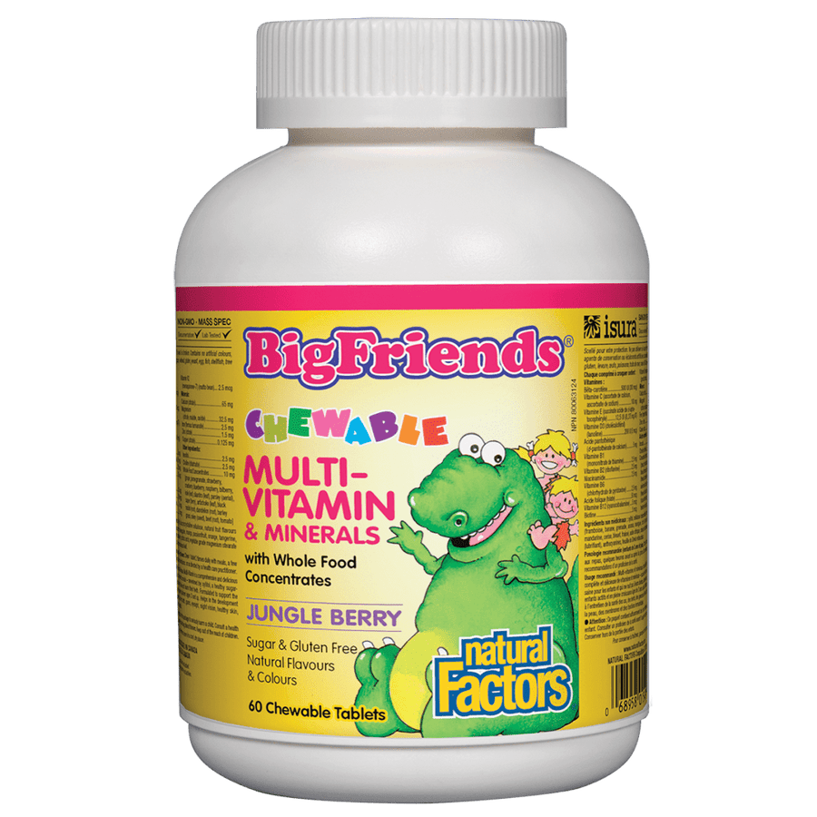 Natural Factors Multivitamin & Minerals, Jungle Berry Big Friends®