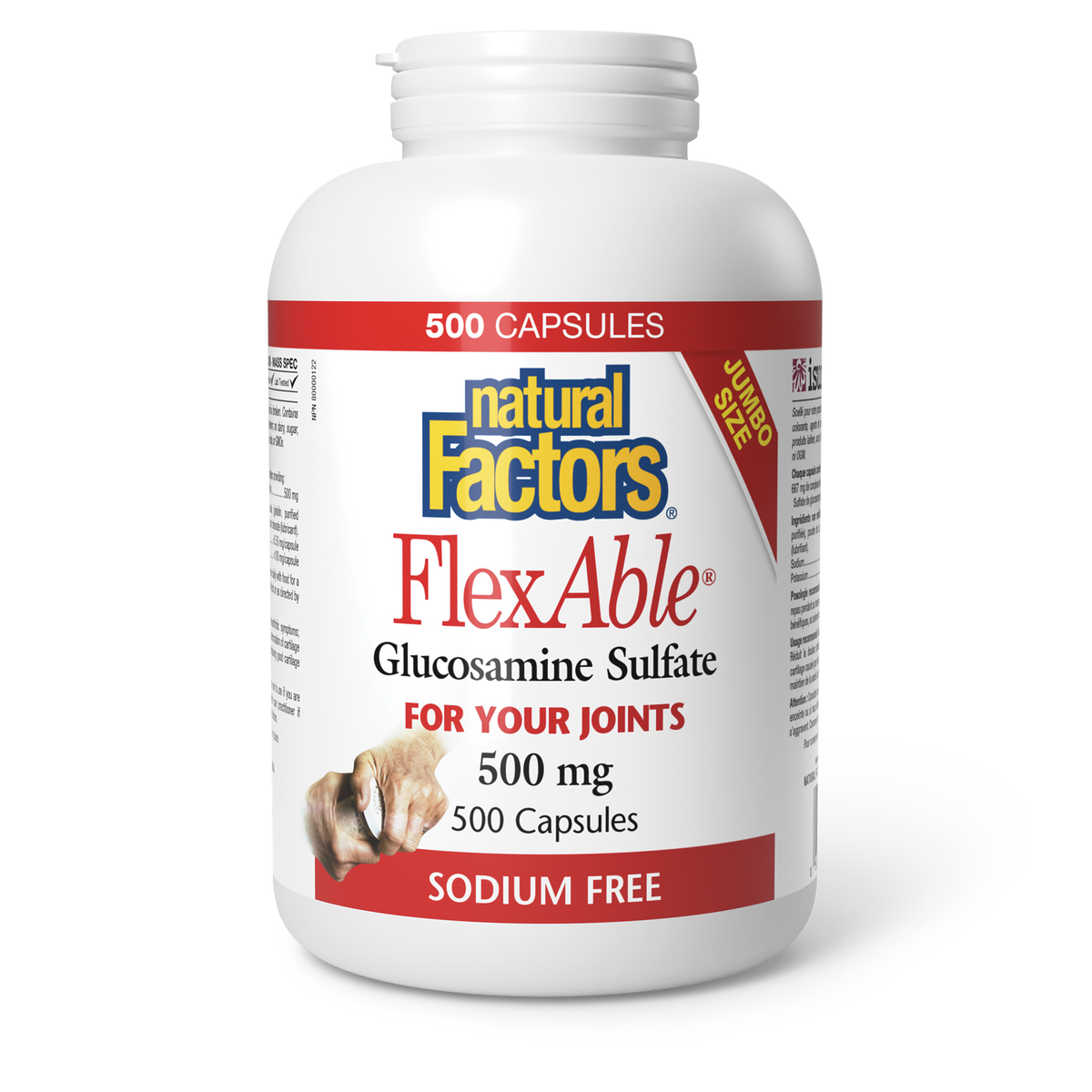 Natural Factors FlexAble Glucosamine Sulfate 500 g