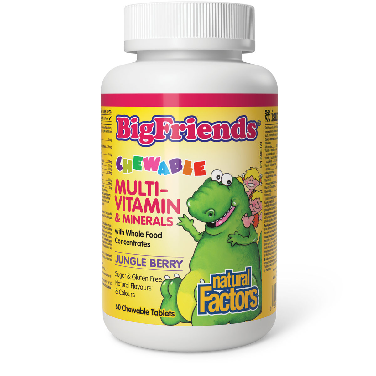 Natural Factors Multivitamin & Minerals, Jungle Berry Big Friends®