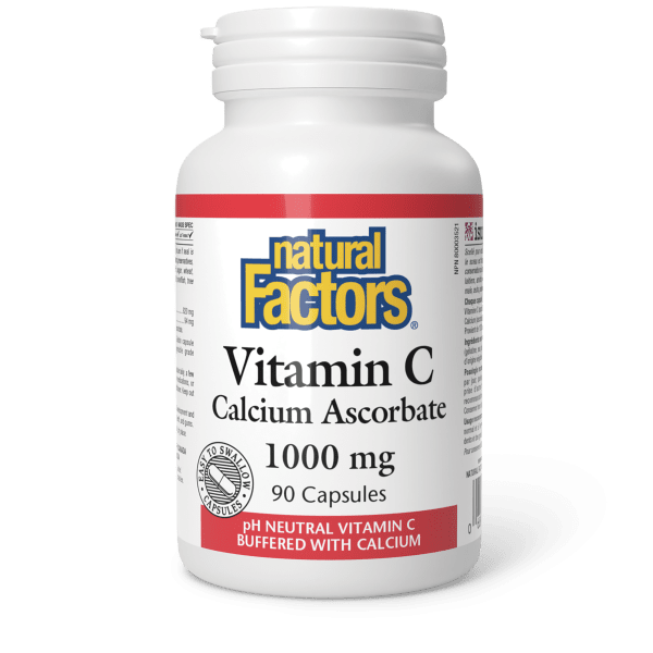 Natural Factors Vitamin C Calcium Ascorbate 1000 mg Capsules 90 Capsules