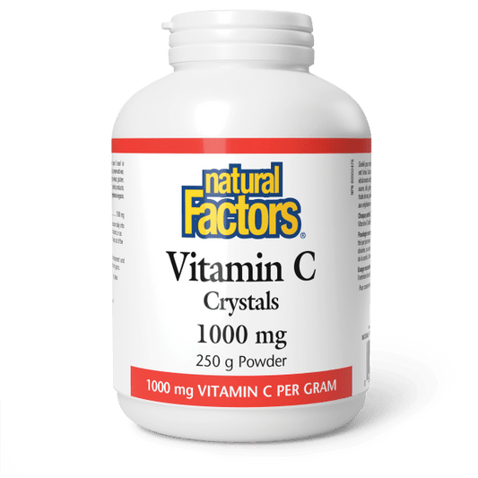 Natural Factors Vitamin C Crystals 1000 mg 250 g Powder