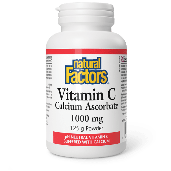 Natural Factors Vitamin C Calcium Ascorbate 1000 mg 125 g Powder