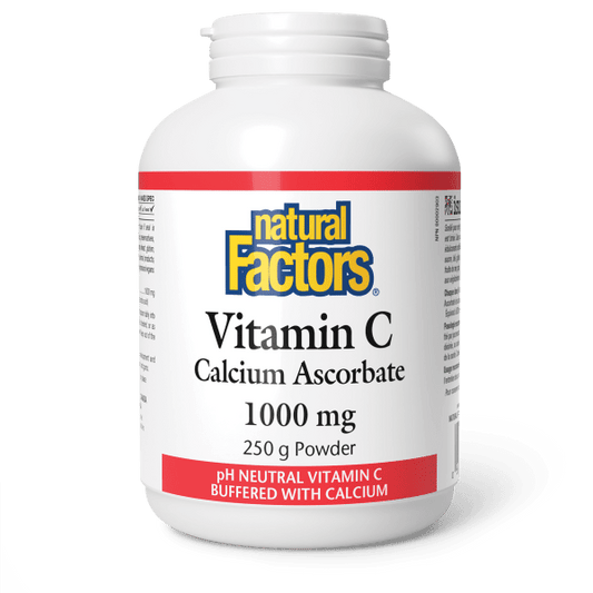 Natural Factors Vitamin C Calcium Ascorbate 1000 mg 250 g Powder