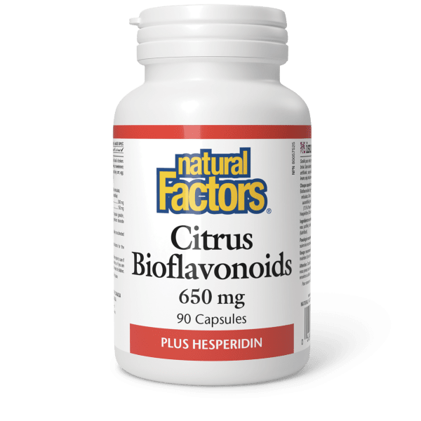 Natural Factors Citrus Bioflavonoids Plus Hesperidin 650 mg 90 Capsules