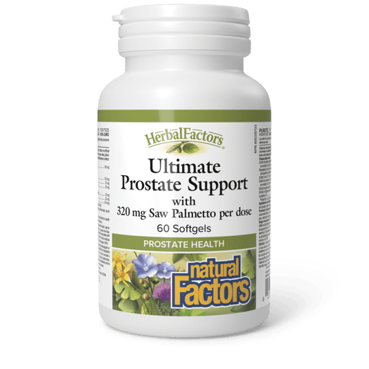 Natural Factors Ultimate Prostate Support, HerbalFactors 60 Softgels