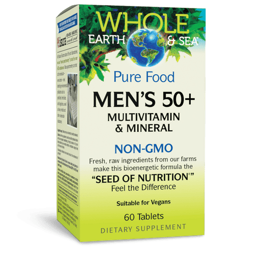 Whole Earth & Sea®  Men's 50+ Multivitamin & Mineral 60 Tablets