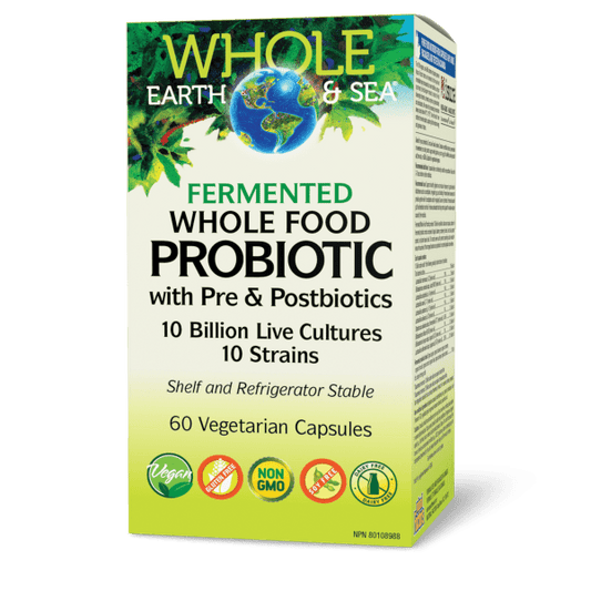 Fermented Whole Food Probiotic 10 Billion, Whole Earth & Sea