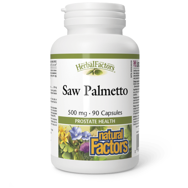 Natural Factors Saw Palmetto 500 mg, HerbalFactors