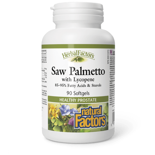 Natural Factors Saw Palmetto with Lycopene, HerbalFactors