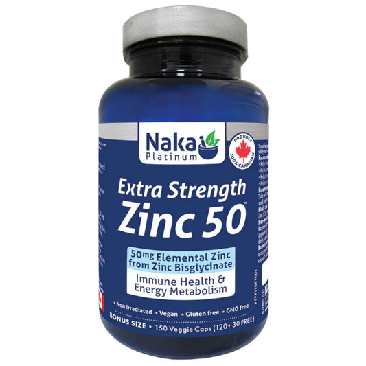 Zinc 50 Extra Strength (From Zinc Bisglycinate) - 150 Capsules