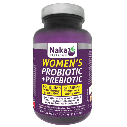 Naka (Bonus Size) Platinum Women's Probiotic + Prebiotic - 35 DR caps