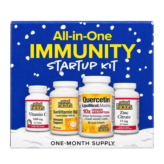 Natural Factors All In One Immunity Startup Kit 4pack