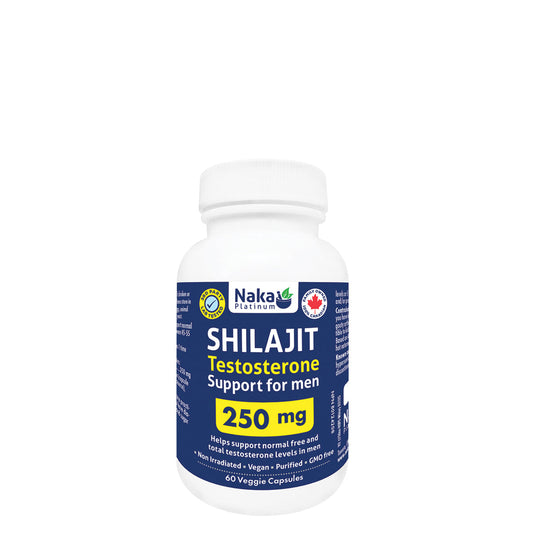 Naka (Bonus Size) Platinum Shilajit Testosterone - 120/60 vcaps
