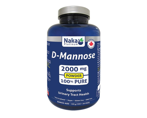 Naka D-Mannose 500mg - 120 V-Caps