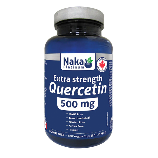 Naka Platinum Extra Strength Quercetin 90+30 Veggie Caps