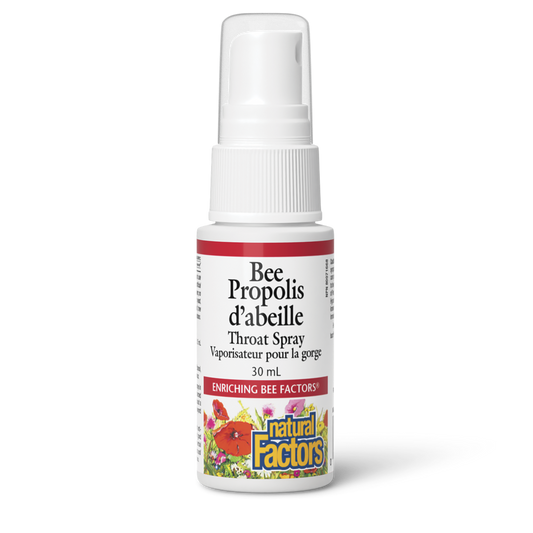 Natural Factors Bee Propolis Throat Spray 30 ml