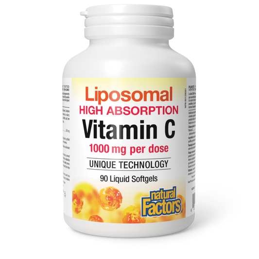 Natural Factors Vitamin C Liposomal 90 Liquid Gels