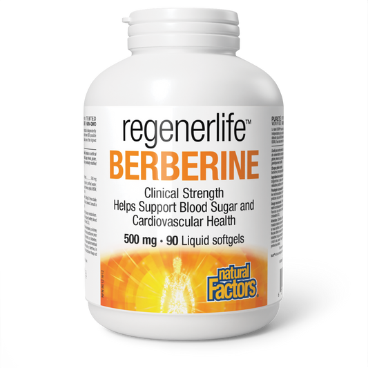 Regenerlife Berberine 500mg 90 Liquid Softgels
