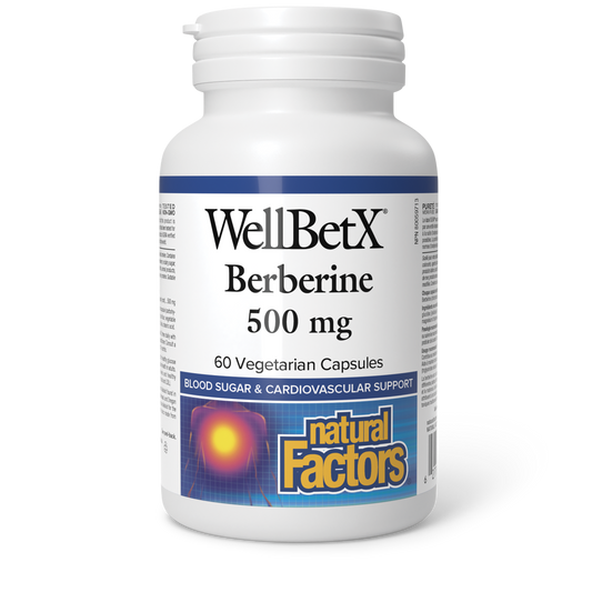 Natural Factors WellBetX Berberine 60 Veg Caps