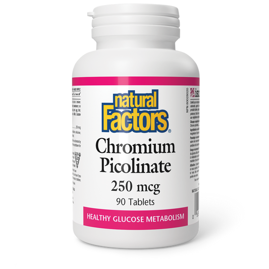 Natural Factors Chromium Picolinate 90 Tablets
