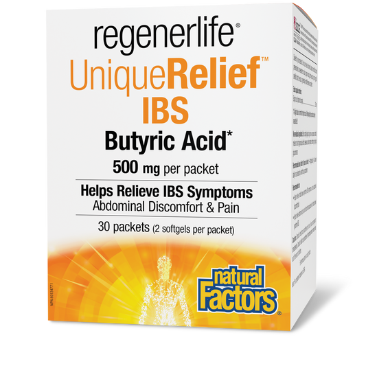 Natural Factors RegenerLife UniqueRelief IBS 30 Pa
