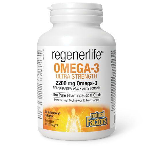 Natural Factors RegenerLife Omega 3 90 Softgels