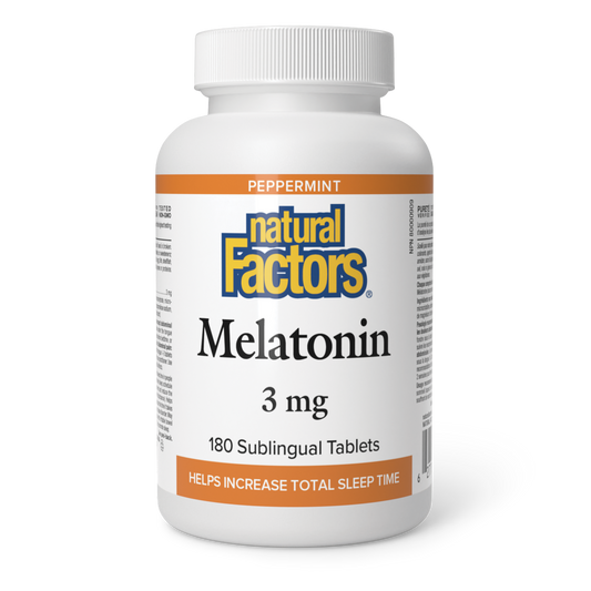 Natural Factors Melatonin 180 Sublingual Tabs