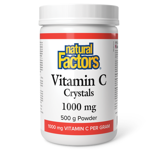 Natural Factors Vitamin C Crystals 1000 mg 500 g Powder