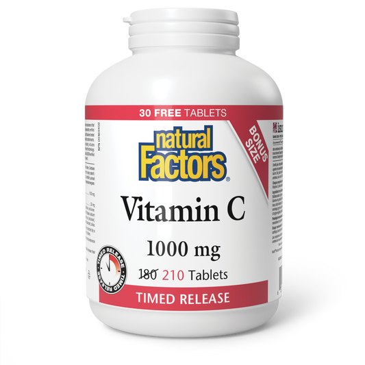 Natural Factors Vitamin C Time Release 210 Tablets