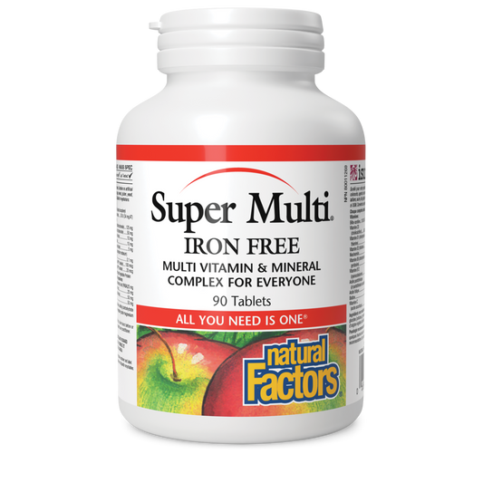 Natural Factors Super Multi Vitamin Iron Free 90 T