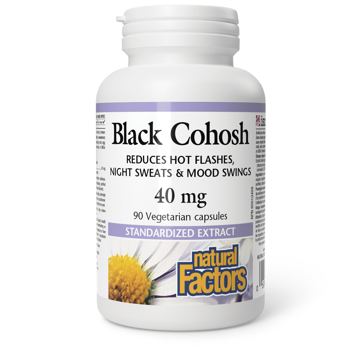Natural Factors Black Cohosh Standardized Extract 40 mg