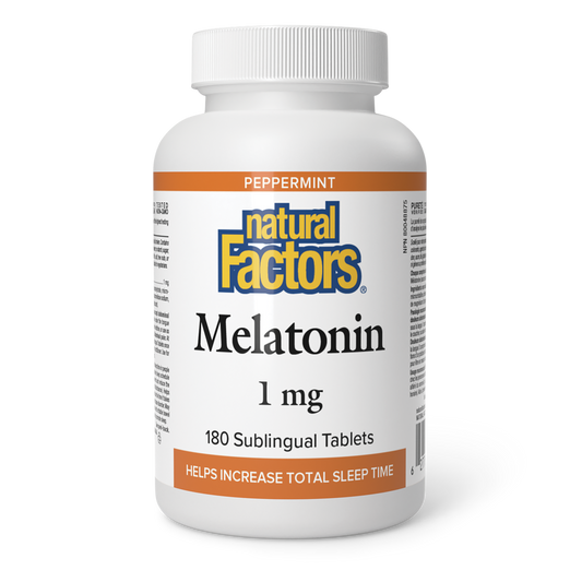 Natural Factors Melatonin 180 Sublingual Tabs