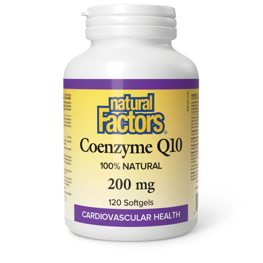 Natural Factors Coenzyme Q10 120 Softgels