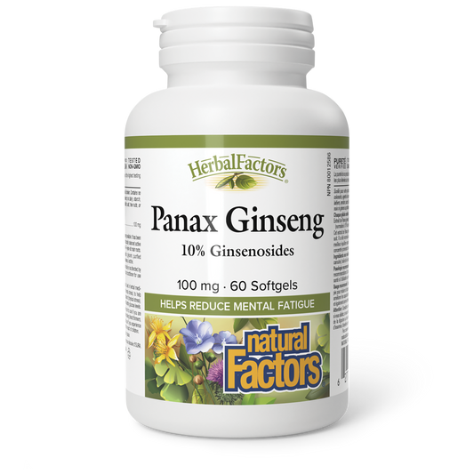 Natural Factors Panax Ginseng 60 Softgels