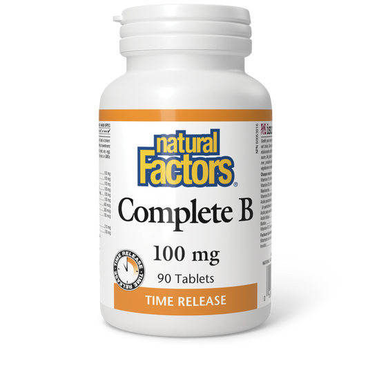 Natural Factors Complete B Time Release 90 Tablets