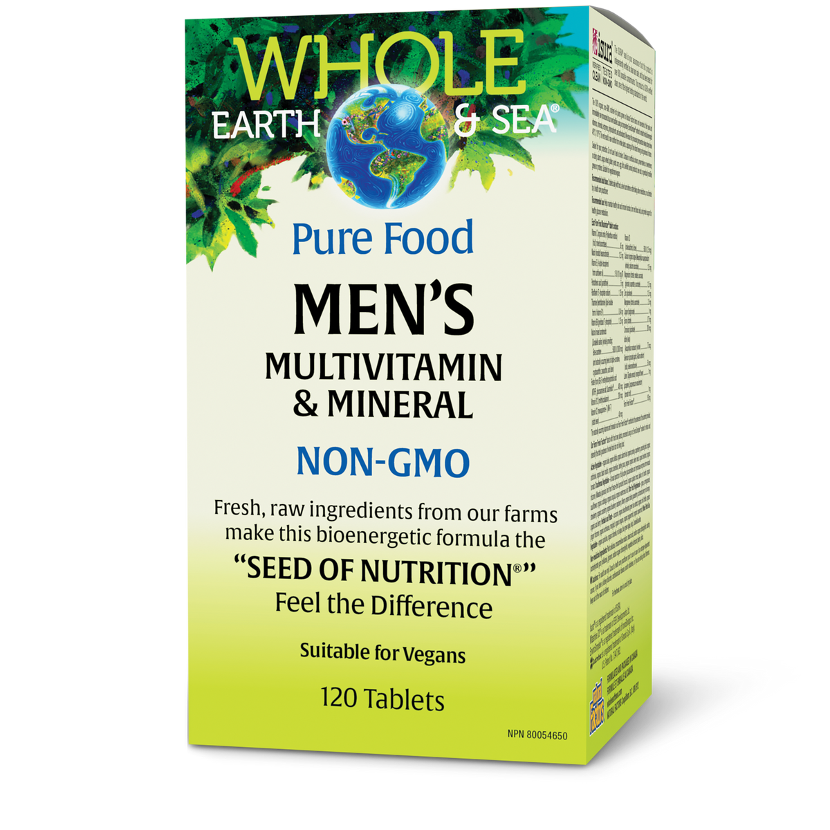 Whole Earth & Sea® Men's Multivitamin & Mineral 120 Tablets