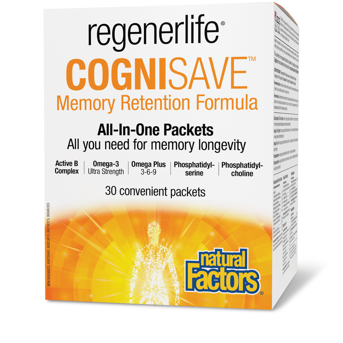 Regenerlife Cognisave Memory Formula 30 Pack