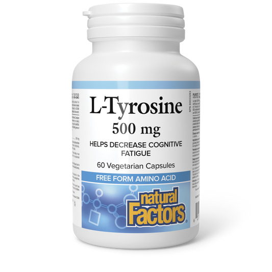 Natural Factors L-Tyrosine 60 Veg Caps