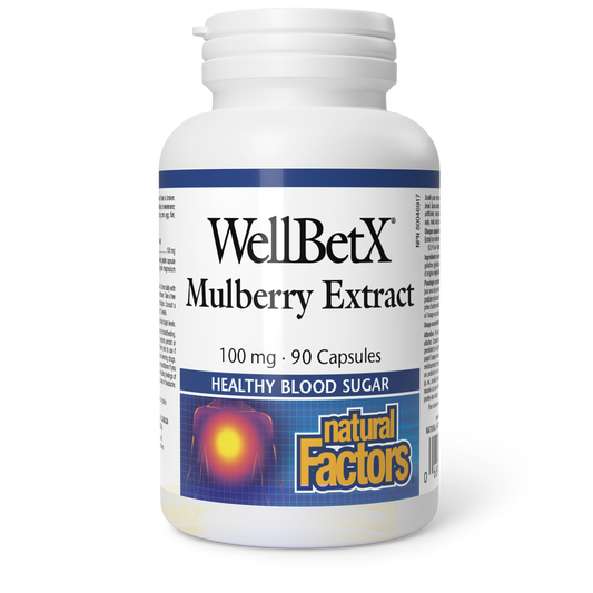 Natural Factors WellBetX Mulberry Extract 90 Capsu