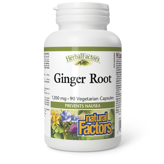 Natural Factors Ginger Root 90 Veg Caps