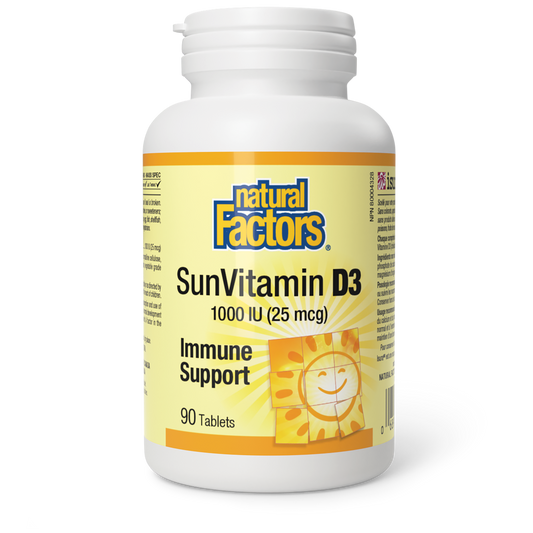 Natural Factors Vitamin D3 90 Tablets