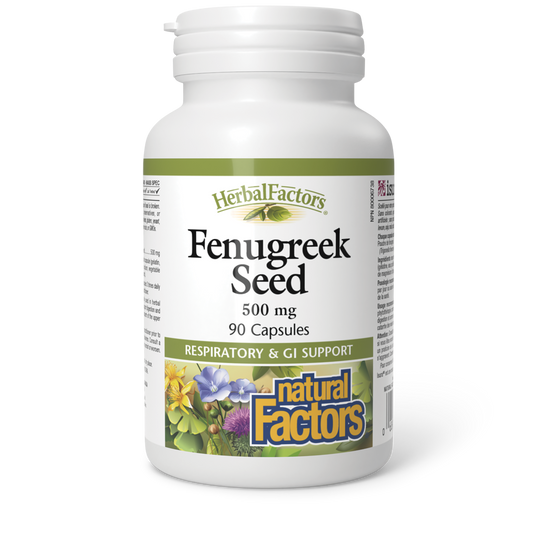 Natural Factors Fenugreek Seed 90 Capsules