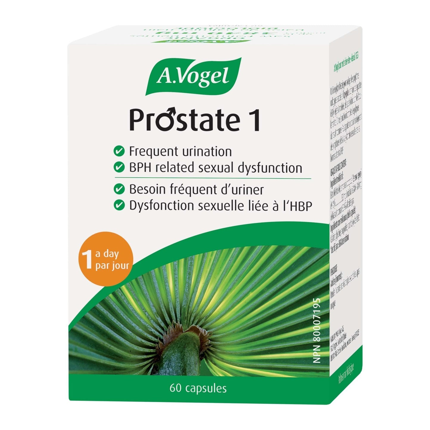 A.Vogel Prostate 1 a Day - Saw Palmetto Capsules for Enlarged Prostate 60 Capsules