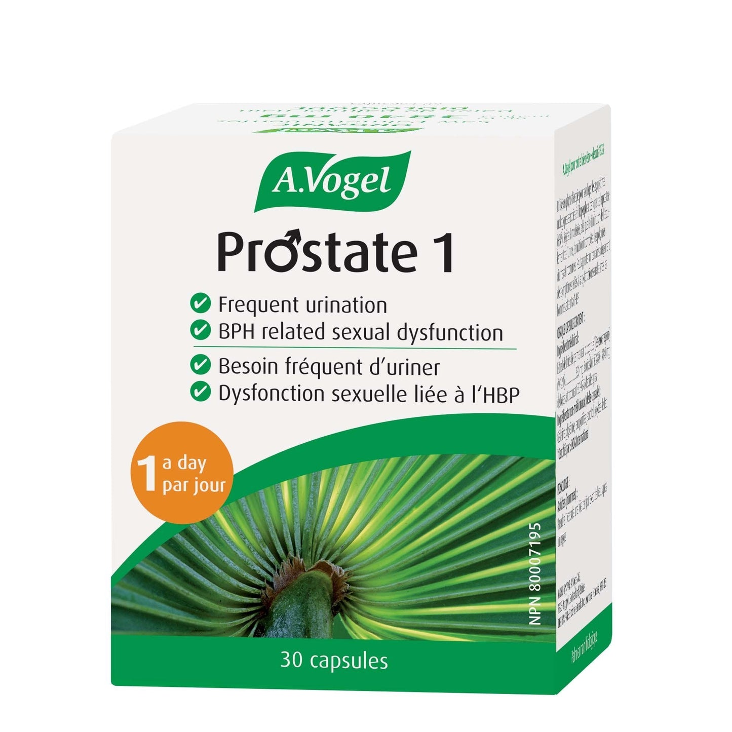 A.Vogel Prostate 1 a Day - Saw Palmetto Capsules for Enlarged Prostate 30 Capsules