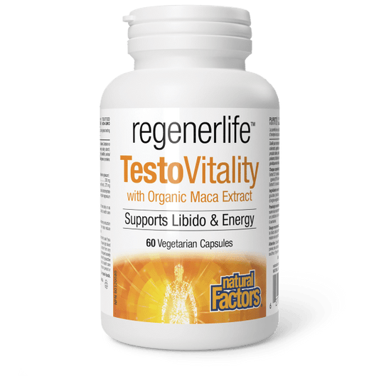 Regenerlife TestoVitality with Organic Maca Extract 60 Capsules