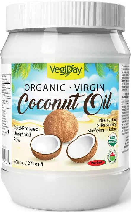 Vegiday Organic Virgin Coconut Oil 800ml