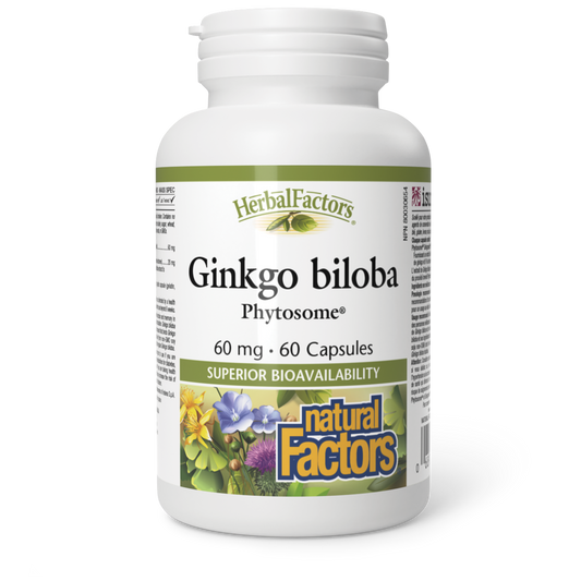 Herbal Factors Ginko Biloba 60 Capsules